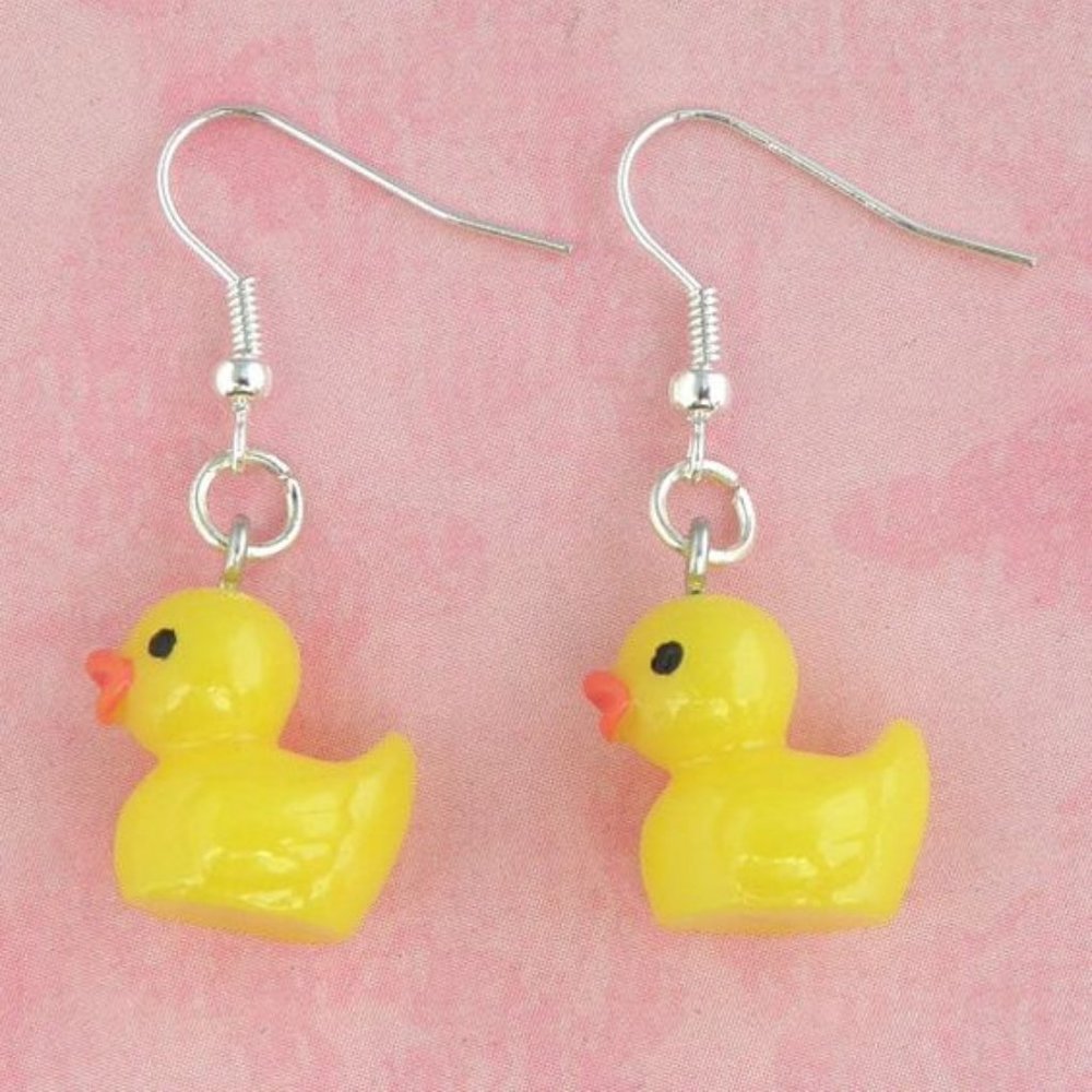 Duck Earrings